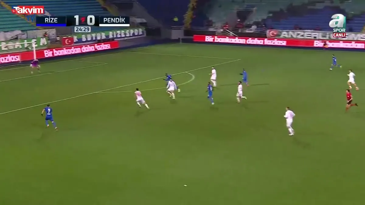GOL: Rizespor 2 - 0 Pendikspor | Mithat Pala