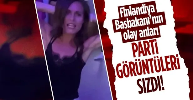 Finlandiya Başbakanı Sanna Marin’in parti görüntüleri sızdı! Olay yaratan anlar