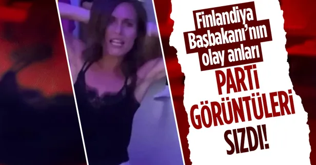 Finlandiya Başbakanı Sanna Marin'in parti görüntüleri sızdı! Olay yaratan anlar
