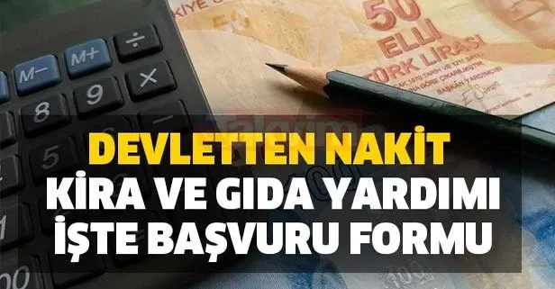 1000 tl nakit kira ve gida yardimi