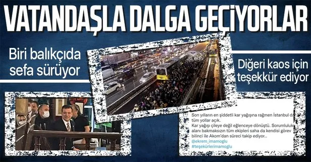 İstanbullu kabusu yaşarken CHP’liler dalga geçiyor