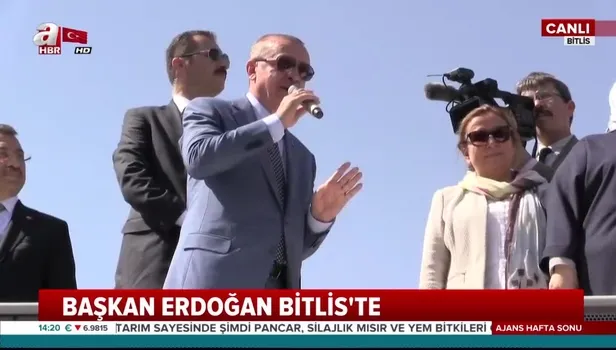 Başkan Erdoğan Bitlis'te konuştu
