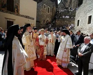 Sümela Manastırı’nda ayin başladı