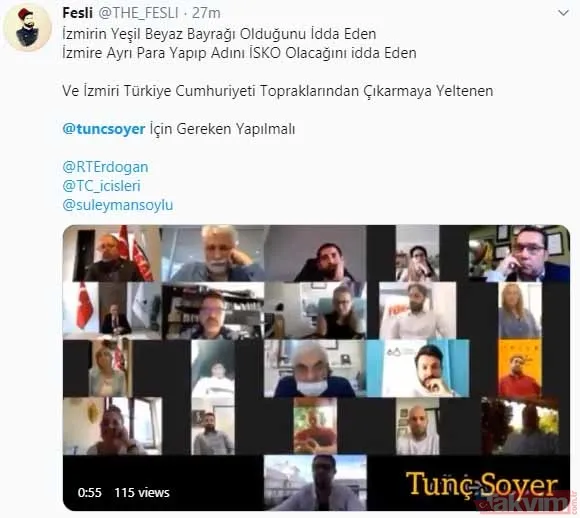 Tunç Soyer'in 'İzmir bayrağı ayrı olsun' şeklindeki "elayet" çıkışına tepkiler çığ gibi: "Bölücülerle aynı muameleyi hak edersin" - 10