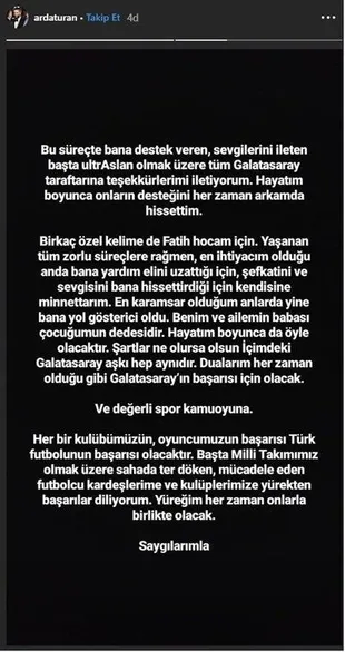 Arda Turan'dan flaş Galatasaray ve Fatih Terim açıklaması!-2