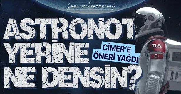 CİMER’e “astronot” kelimesi yerine Türkçe isim önerisi yağdı!