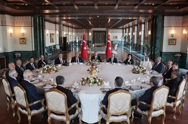 Başkan Erdoğan onur yemeğine katıldı