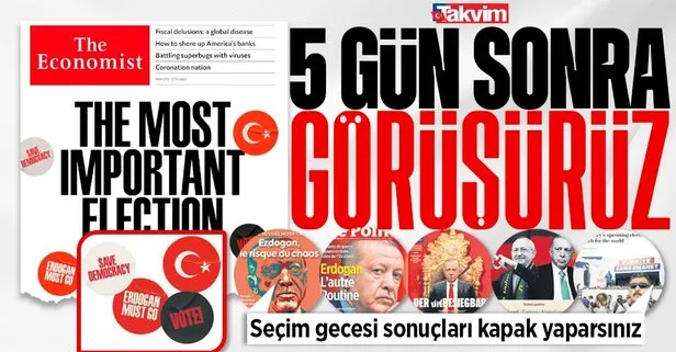 Başkan Erdoğan’ı hedef alan İngiliz dergisine Takvim’den yanıt: 5 gün sonra görüşürüz