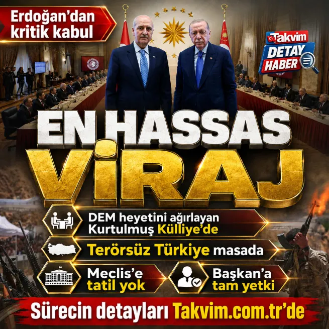 Başkan Erdoğan Külliyede Kurtulmuşu kabul etti | Terörsüz Türkiyede hassas viraj