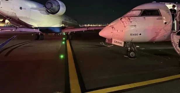 New York’ta iki yolcu uçağı çarpıştı: Felaketin eşiğinden dönüldü-4