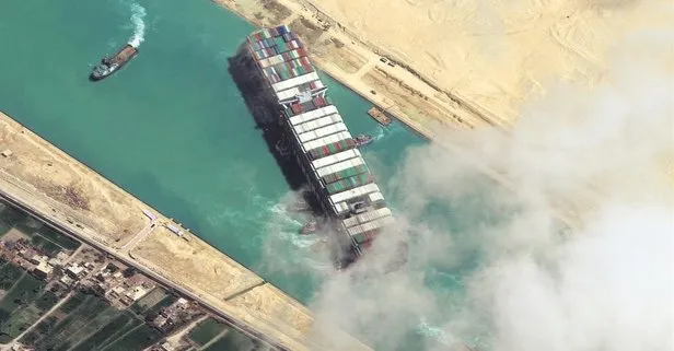 Mısır, kanalı kapatan ve büyük maddi zarar veren gemiye operasyon yaptı: Geminin kaptanı ve personeli gözaltında