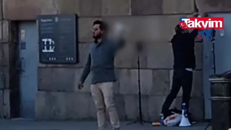 İsveç bu kafayla NATO'dan vazgeç! 150 polisin korumasıyla Kur'an-ı Kerim yakıldı: Başrolde yine Salwan Momika