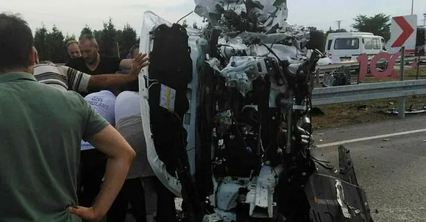 Samsun’da trafik kazası: 5 kişi ağır yaralı
