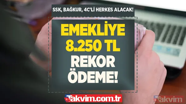 Emekliye 8 bin 250 TL verilecek! ATM'den para çeken 1 dakikada çift maaş ile eve dönecek! SSK, Bağkur, 4C'liye rekor promosyon! Onay aldığında 3 günde... - 1