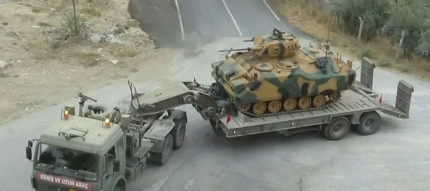 Hatay sınırında askeri hareketlilik