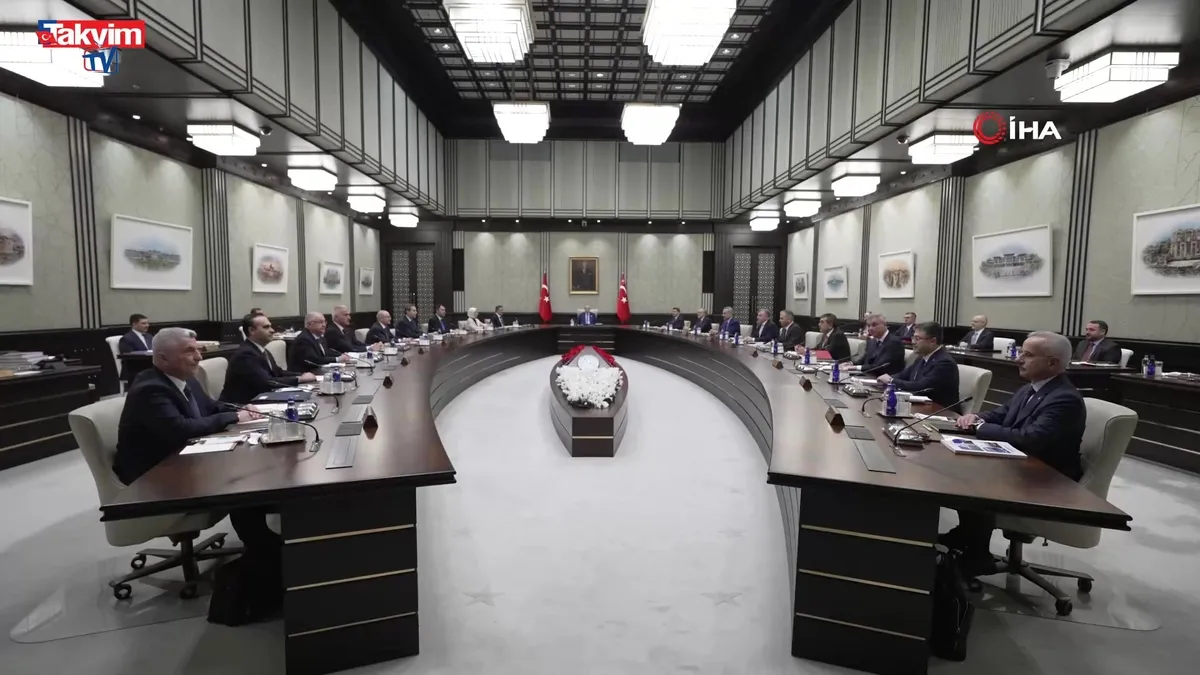 Kabine Erdoğan Başkanlığında toplandı!