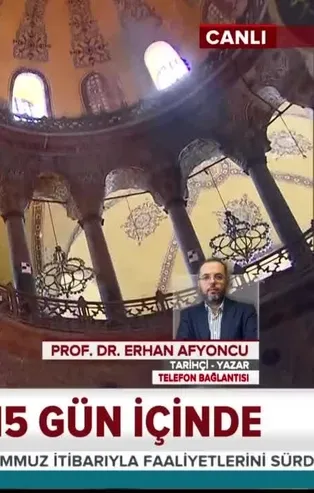 Prof. Dr. Erhan Afyoncu’dan A Haber’e özel Ayasofya açıklaması: Menderes'e gönderilmiş mektuplar var