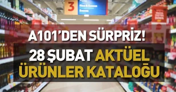 A101 aktüel ürünler kataloğu! 28 Şubat Perşembe indirimleri ile A101’den sürpriz ürünler...