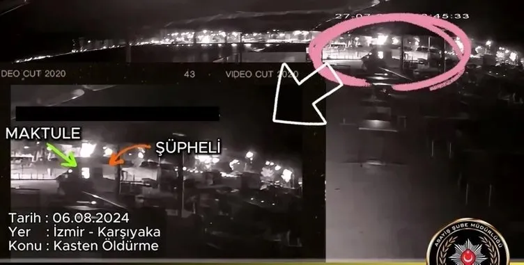 Olayın yaşandığı yerdeki kamera görüntüleri