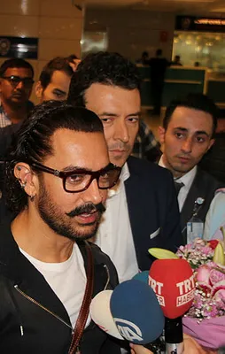 Ünlü oyuncu Aamir Khan Türkiye'ye geldi