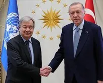 Başkan Recep Tayyip Erdoğan, Guterres ile görüştü