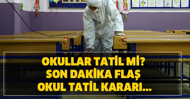 İlkokul, ortaokul, lise tatil mi? MEB son dakika okul tatil açıklaması! Okullar kaç gün tatil oldu?