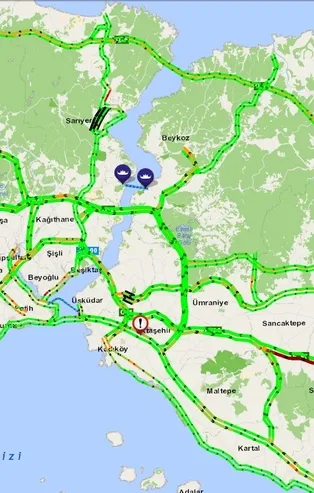 İstanbul trafiğinde koronavirüs etkisi! Yollar boş kaldı