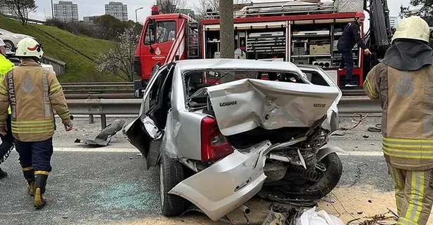 TEM Otoyolunda zincirleme kaza! Yaralılar var