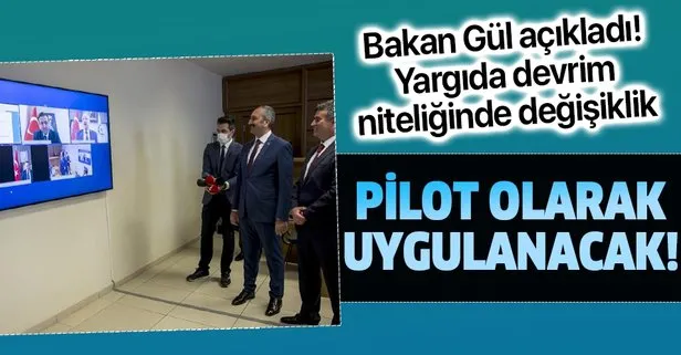 Son dakika: Adalet Bakanı Abdulhamit Gül’den yeni adli yıl açıklaması: ’e-duruşma’ uygulanıp yaygınlaştırılacak