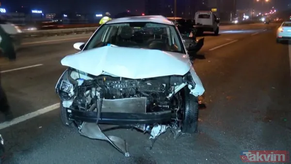 Kağıthane'de şok olay! Seyir halindeki arabadan düşen kişiye peş peşe arabalar çarptı - 9