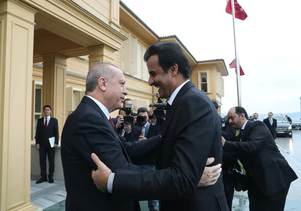 Son dakika: Başkan Erdoğan ile Katar Emiri Al Sani arasında krtitik görüşme-4