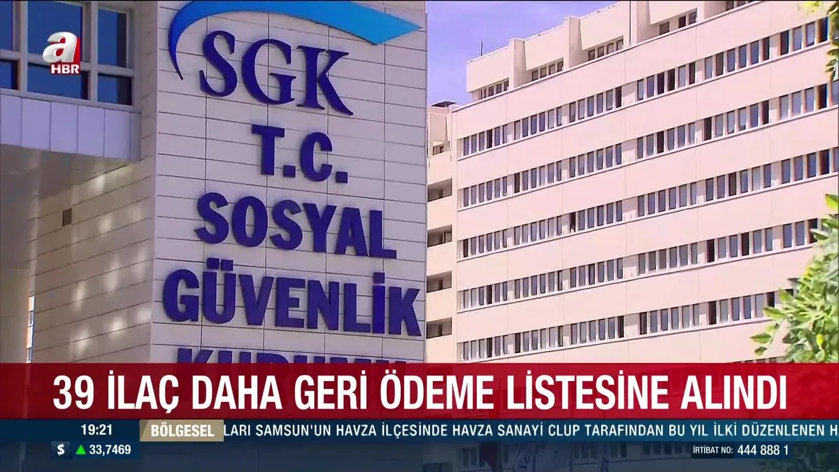 39 ilaç daha geri ödeme listesinde!