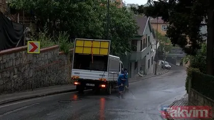 Üsküdar’da İETT otobüsünden yola dökülen mazot ortalığı karıştırdı! Araçlar birbirine girdi
