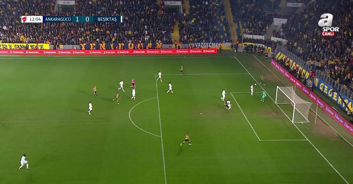 İZLE | Ankaragücü 1-0 Beşiktaş (GOL: Ali Sowe)
