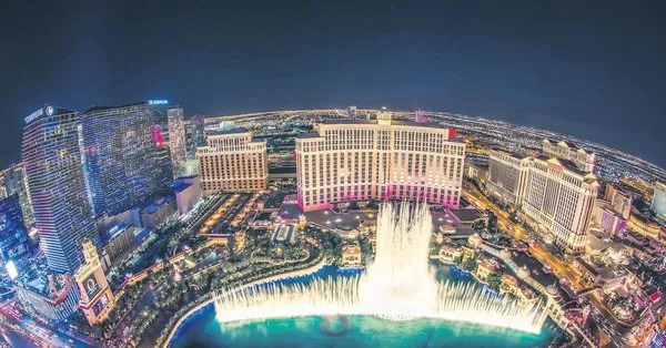 Las Vegas Taki Bellagio Otel Blackstone Group A Satildi Degeri Dudak Ucuklatti Takvim