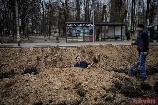 Rusya Ukrayna savaşında 13. gün! Savaştan çarpıcı kareler - 5