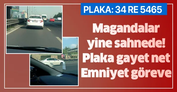 E-5 Karayolu’nda şoke eden görüntü