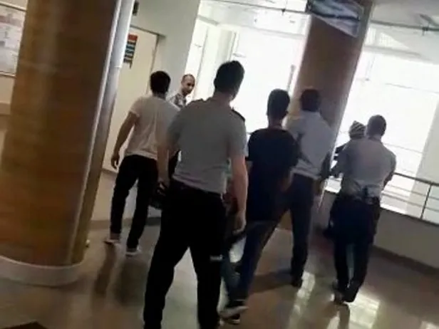 Sözlüsüne kızdı, hastanede rehin aldı... O anlar kamerada-2