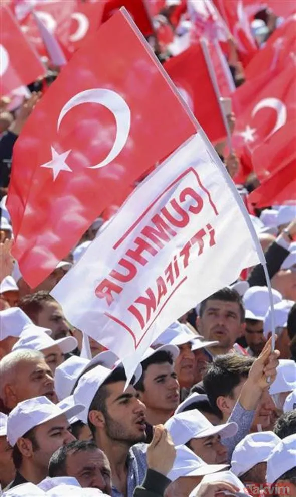 Cumhur İttifakı Ankara miting alanı saatler öncesinden doldu taştı - 35