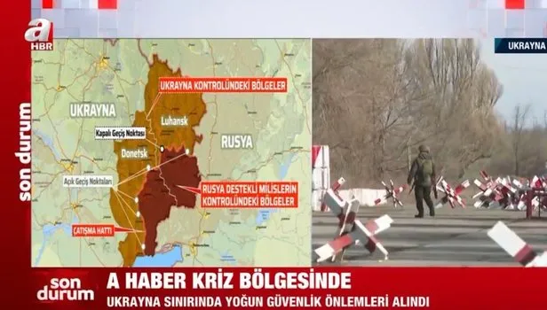 A Haber Donbas'ta! Ukrayna-Rusya sınırında neler oluyor?