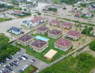 Son dakika: Şile’de sağanak yağış! Dereler taştı evler sular altında kaldı