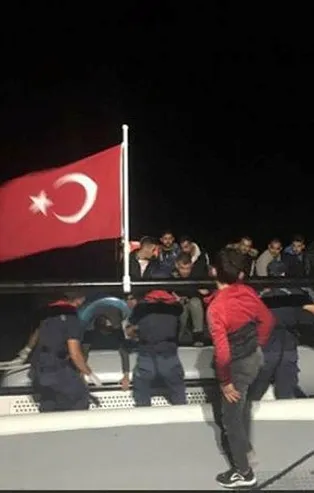 Son dakika: Bodrum açıklarında 82 kaçak göçmen yakalandı