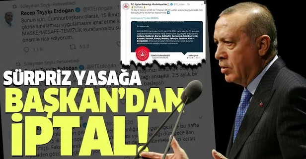 Son dakika: Başkan Erdoğan’dan hafta sonu uygulanacak sokağa çıkma kısıtlamasıyla ilgili flaş açıklamalar