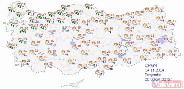 HAVA DURUMU | Meteoroloji uyardı! Yurt genelinde yağış bekleniyor! - 13