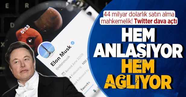 Twitter'dan Elon Musk'a dava! 44 milyar dolarlık satın alma anlaşması mahkemelik oldu
