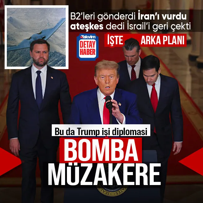 Trump’ın zorlayıcı müzakere stratejisi! Önce İran’ı bombaladı sonra Tel Aviv’i de Tahran’ı da suçladı