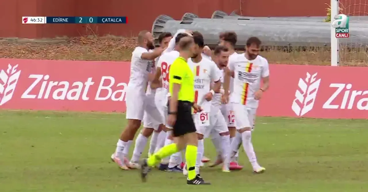 Edirnespor 2-0 Çatalcaspor | Ziraat Türkiye Kupası 2. tur maçı! GOL: Ege Atlam
