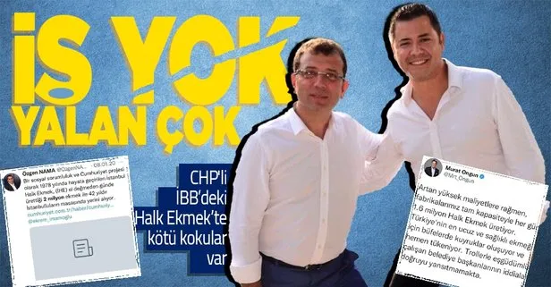 CHP’li İBB’deki ekmek skandalı büyüyor! İBB Sözcüsü Murat Ongun’un rakamlarını Halk Ekmek yetkilisi çürüttü