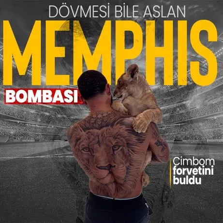 Galatasaray’dan transferde Beşiktaş’a dev çalım! Dövmesi aslan olan Memphis Depay için girişimler başlıyor...
