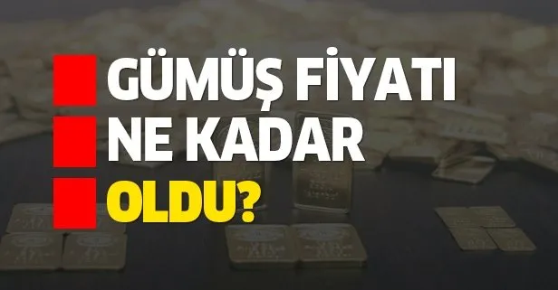 Gümüş fiyatları ne kadar oldu?